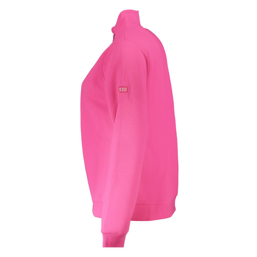 Norway 1963 Pink Cotton Women Sweater Norway 1963 Pale Violet Red