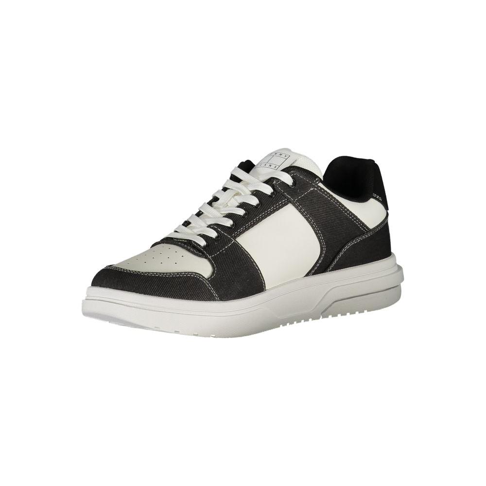 Tommy Hilfiger Black Polyester Sneaker Tommy Hilfiger Dark Slate Gray