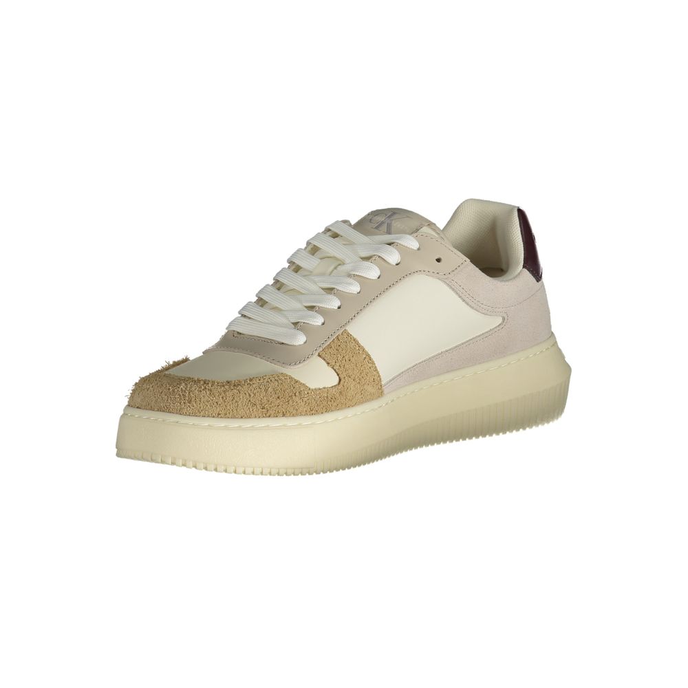 Calvin Klein Beige Polyester Sneaker Calvin Klein Tan