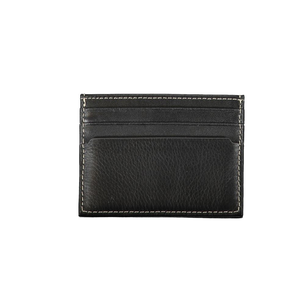 Tommy Hilfiger Black Leather Men Wallet Tommy Hilfiger Dark Slate Gray