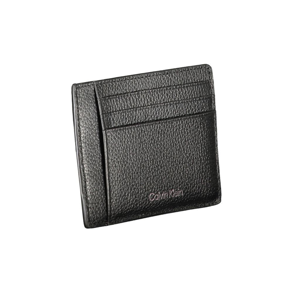 Calvin Klein Black Leather Wallet Calvin Klein Dark Slate Gray