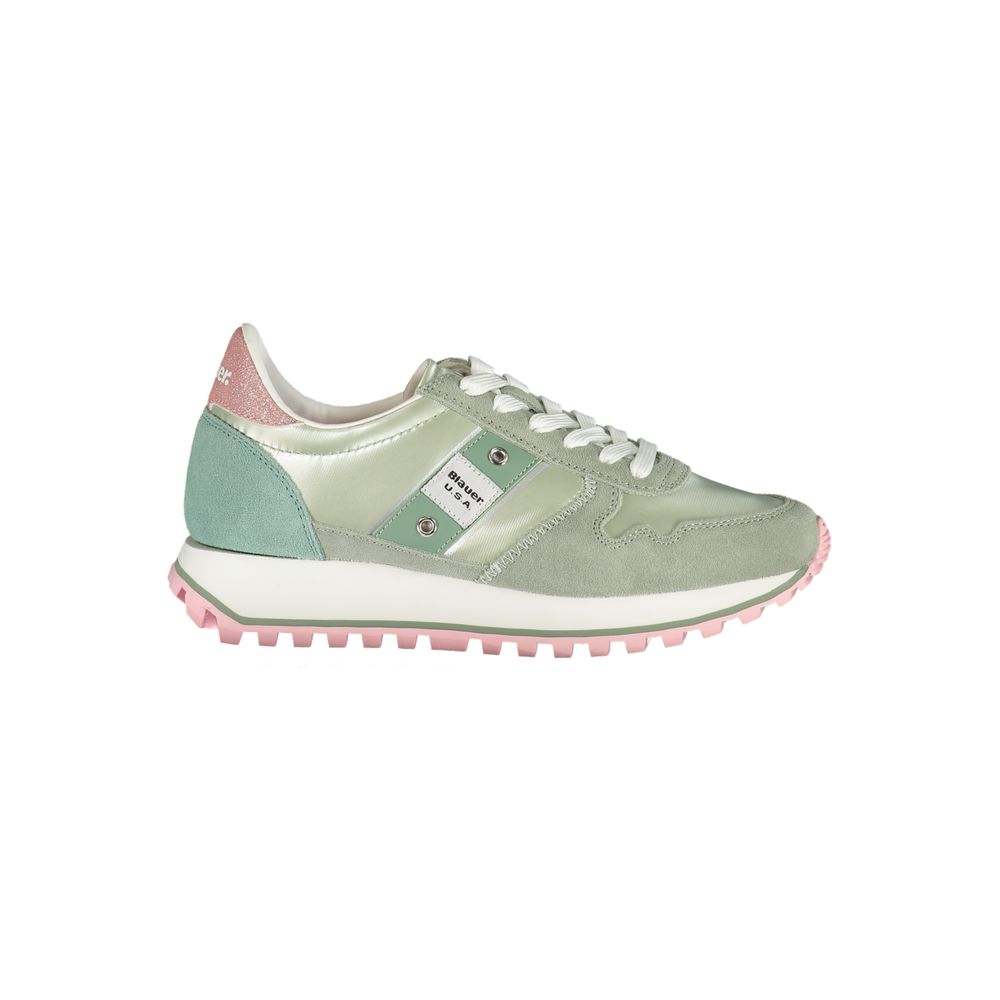 Blauer Green Polyester Women Sneaker Blauer Dark Gray