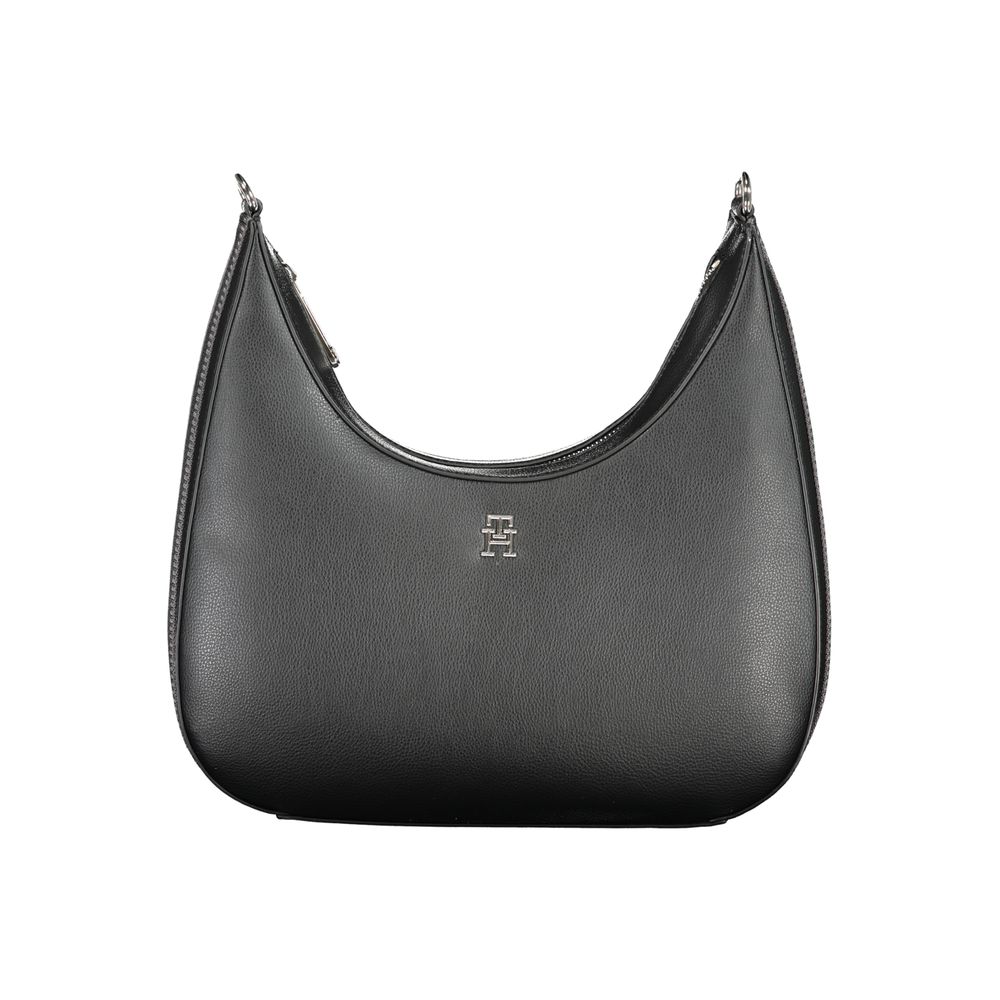 Tommy Hilfiger Black Polyester Handbag Tommy Hilfiger Dark Slate Gray