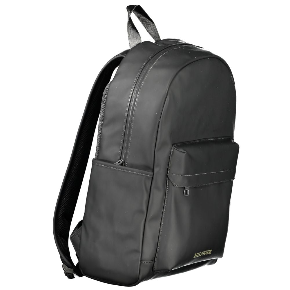Tommy Hilfiger Black Polyester Backpack Tommy Hilfiger Dark Slate Gray