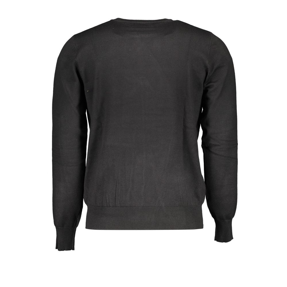 U.S. Grand Polo Black Nylon Sweater U.S. Grand Polo Dark Slate Gray