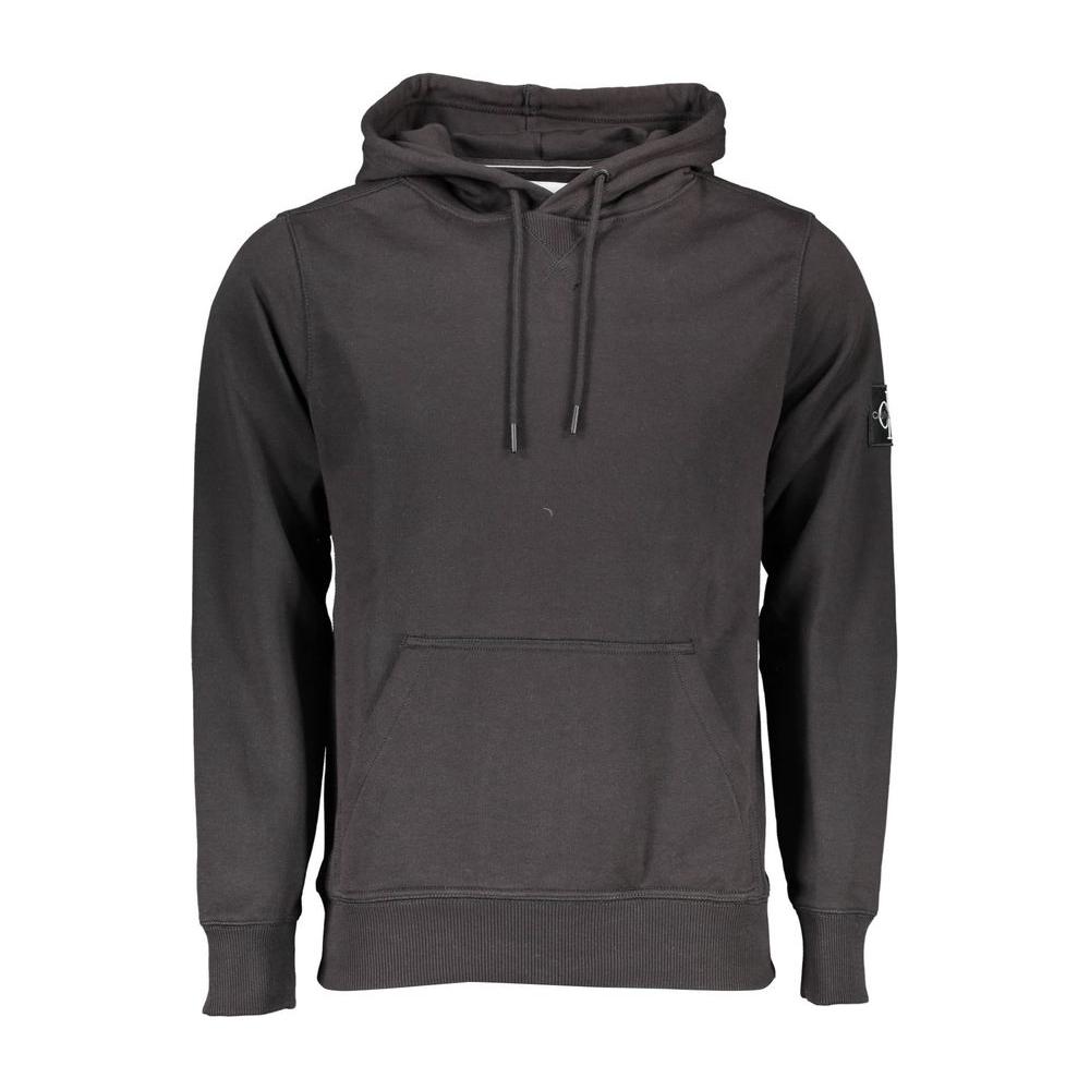 Calvin Klein Black Cotton Men Sweater Calvin Klein Dark Slate Gray
