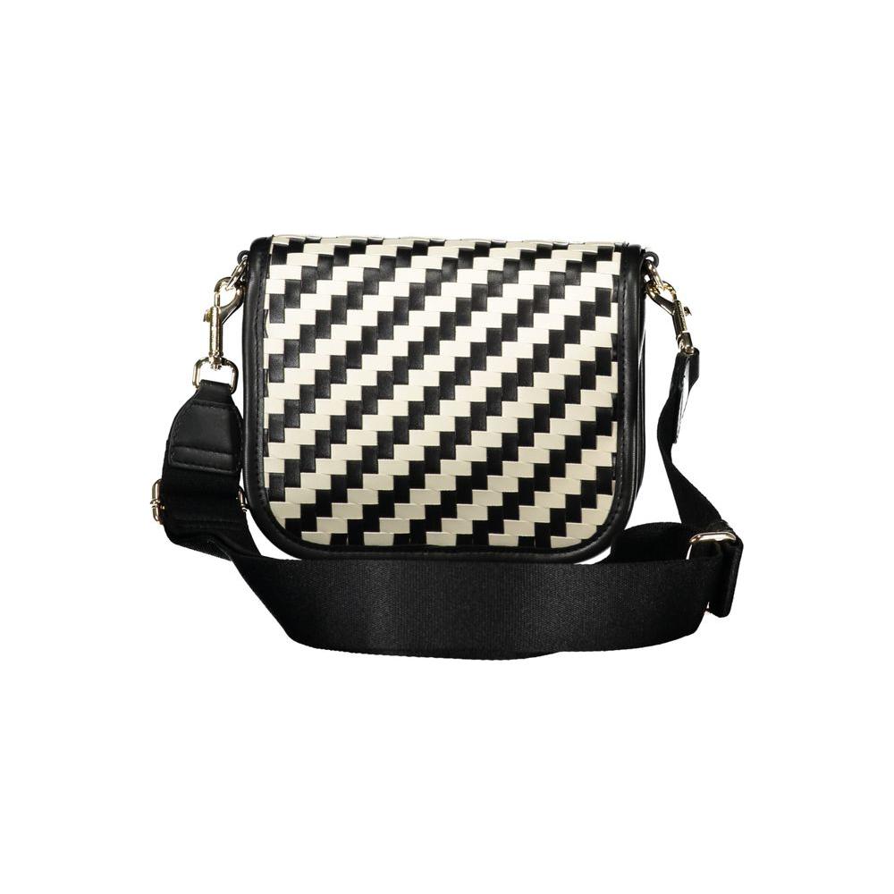 Tommy Hilfiger Black Polyester Handbag Tommy Hilfiger Light Gray