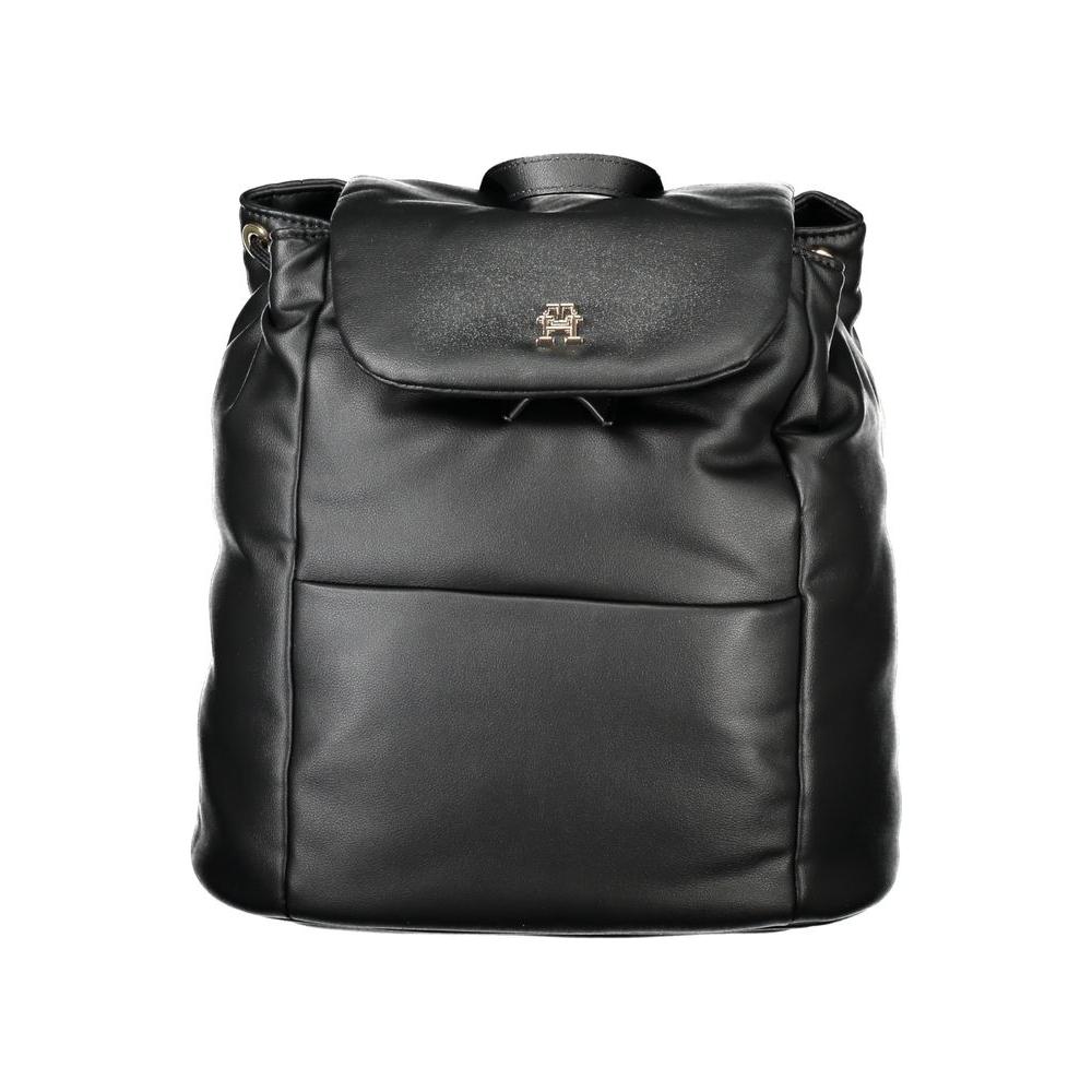 Tommy Hilfiger Black Polyester Women Backpack Tommy Hilfiger Dark Slate Gray