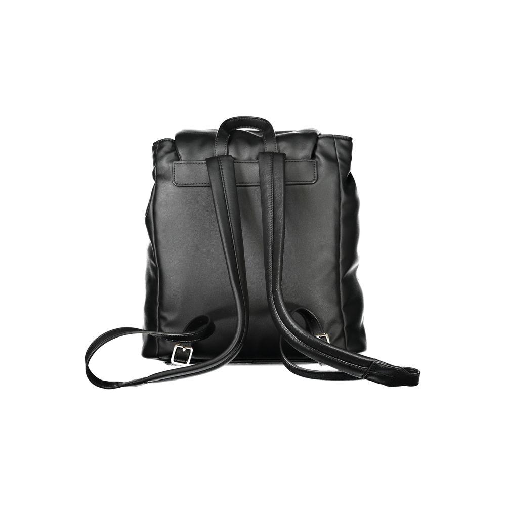 Tommy Hilfiger Black Polyester Women Backpack Tommy Hilfiger Dark Slate Gray