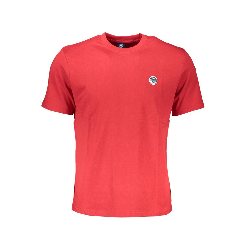 North Sails Red Cotton T-Shirt North Sails Tomato