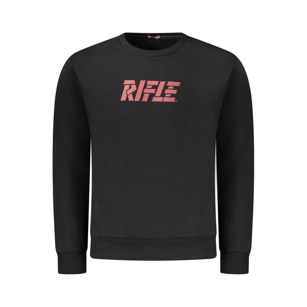 Rifle Black Cotton Men Sweater Rifle Dark Slate Gray