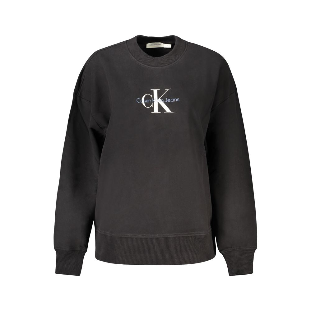 Calvin Klein Black Cotton Women Sweater Calvin Klein Dark Slate Gray