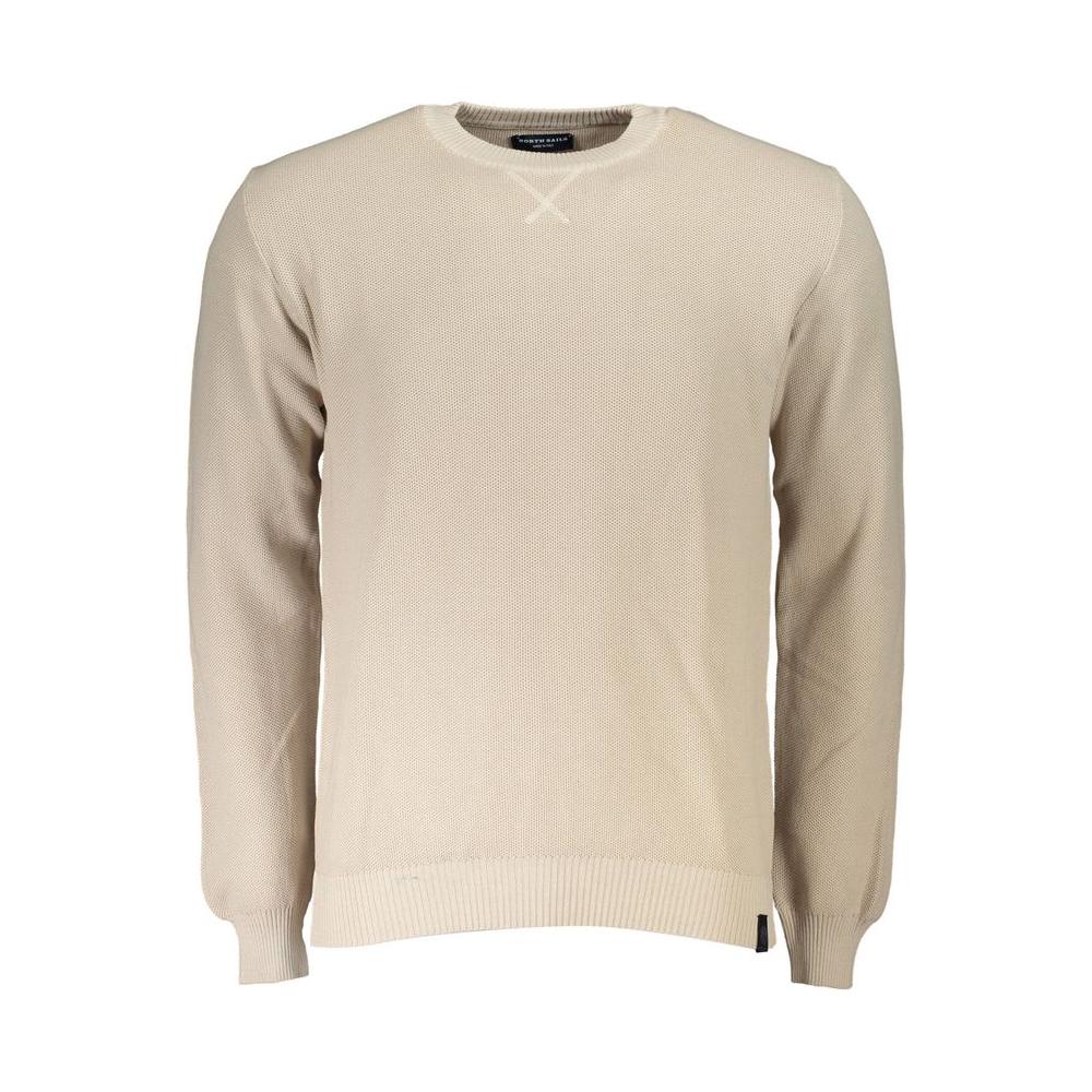 North Sails Beige Cotton Men Sweater North Sails Gray