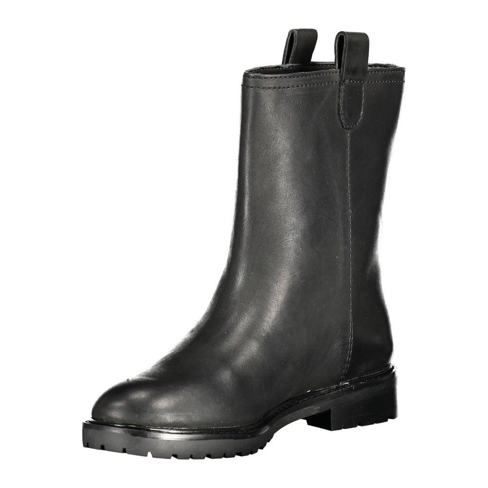 Ralph Lauren Black Polyester Boot Ralph Lauren Dark Slate Gray
