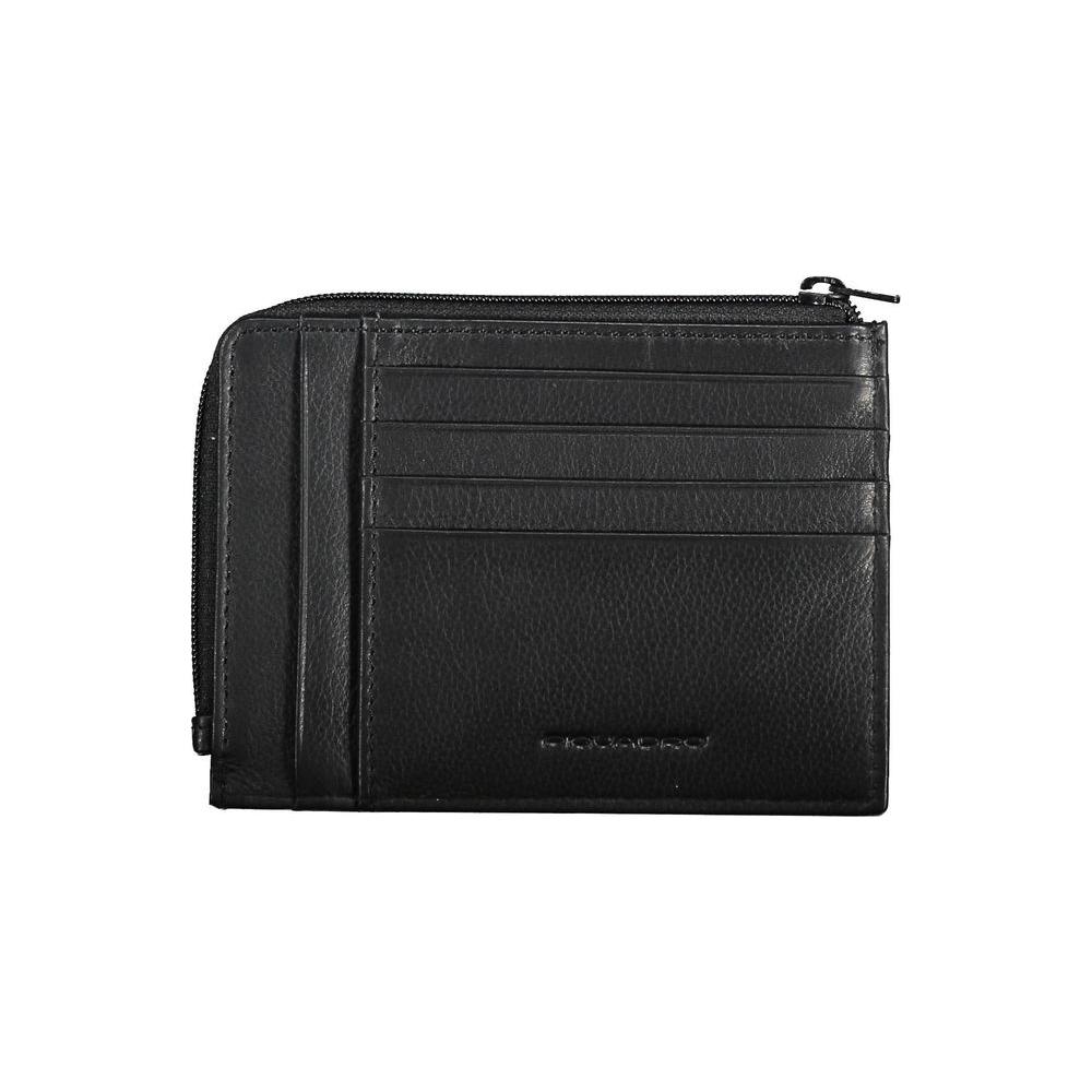 Piquadro "Black Leather Men Wallet" Piquadro Dark Slate Gray