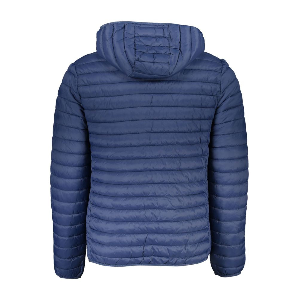 North Sails Blue Polyamide Men Jacket North Sails Dark Slate Blue
