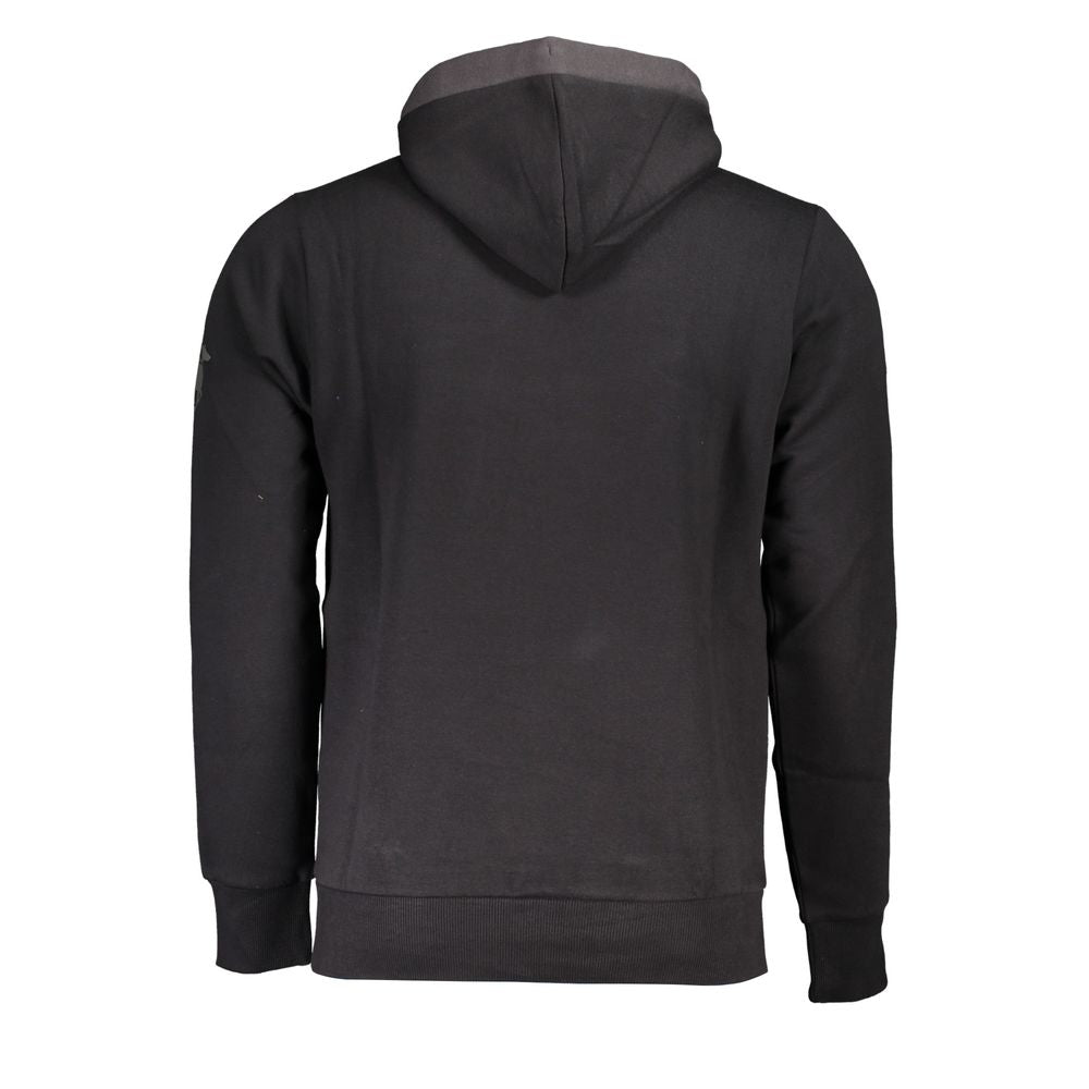 U.S. Grand Polo Sleek Hooded Fleece Sweatshirt with Contrast Details U.S. Grand Polo Dark Slate Gray