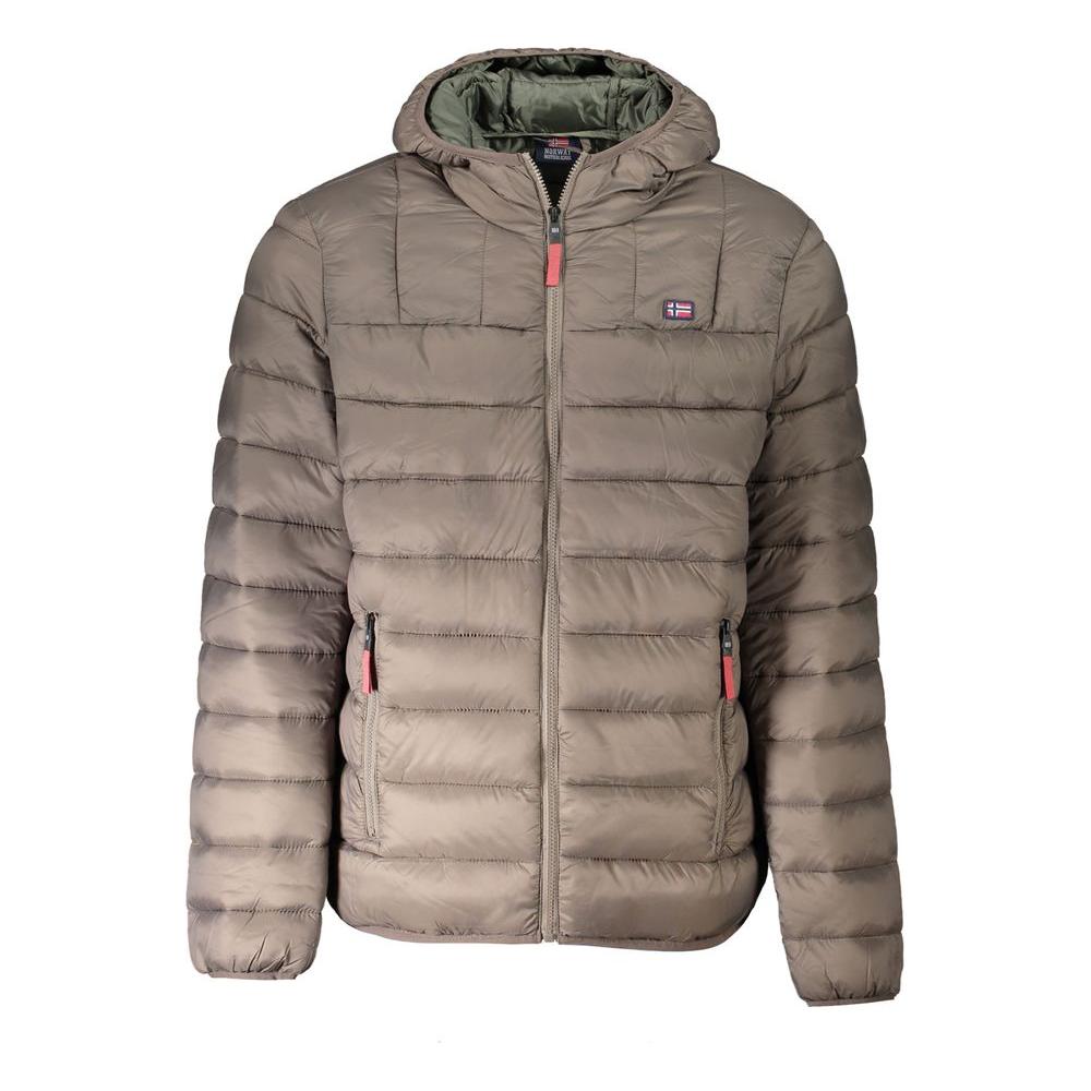 Norway 1963 Brown Polyamide Men Jacket Norway 1963 Slate Gray