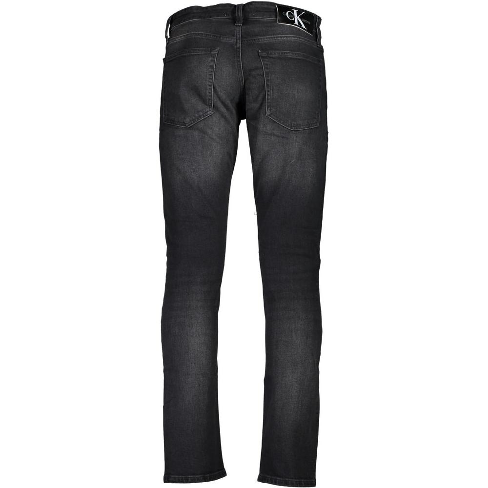Calvin Klein Black Cotton Jeans & Pant Calvin Klein Dark Slate Gray