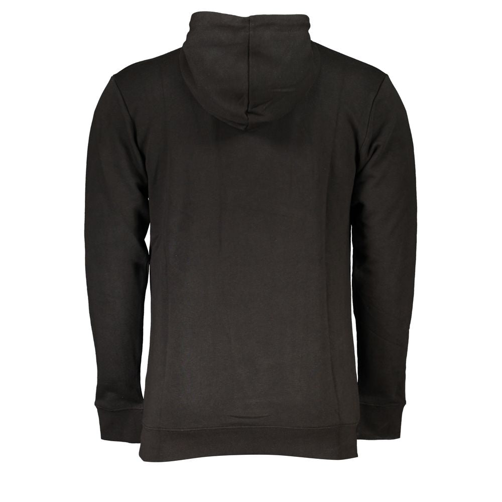 Cavalli Class Black Cotton Men Sweater Cavalli Class Dark Slate Gray