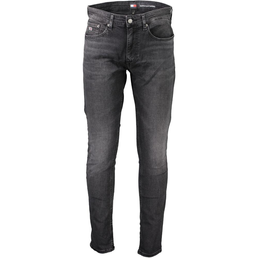 Tommy Hilfiger Black Cotton Jeans & Pant Tommy Hilfiger Dark Slate Gray