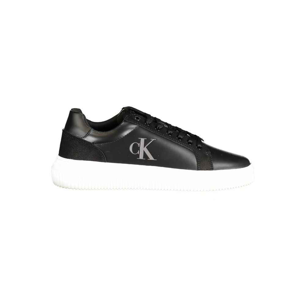 Calvin Klein Black Polyester Sneaker Calvin Klein Dark Slate Gray