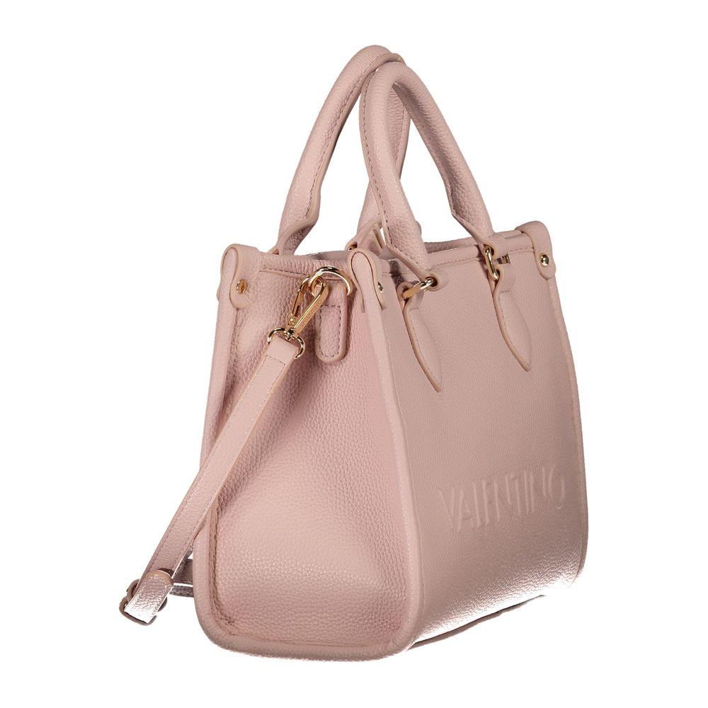 Valentino Bags Pink Polyethylene Handbag Valentino Bags Rosy Brown