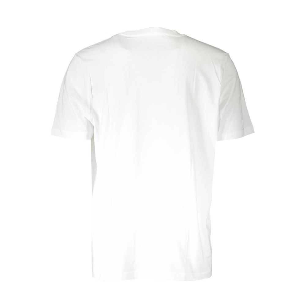Diesel White Cotton Men T-Shirt Diesel White Smoke