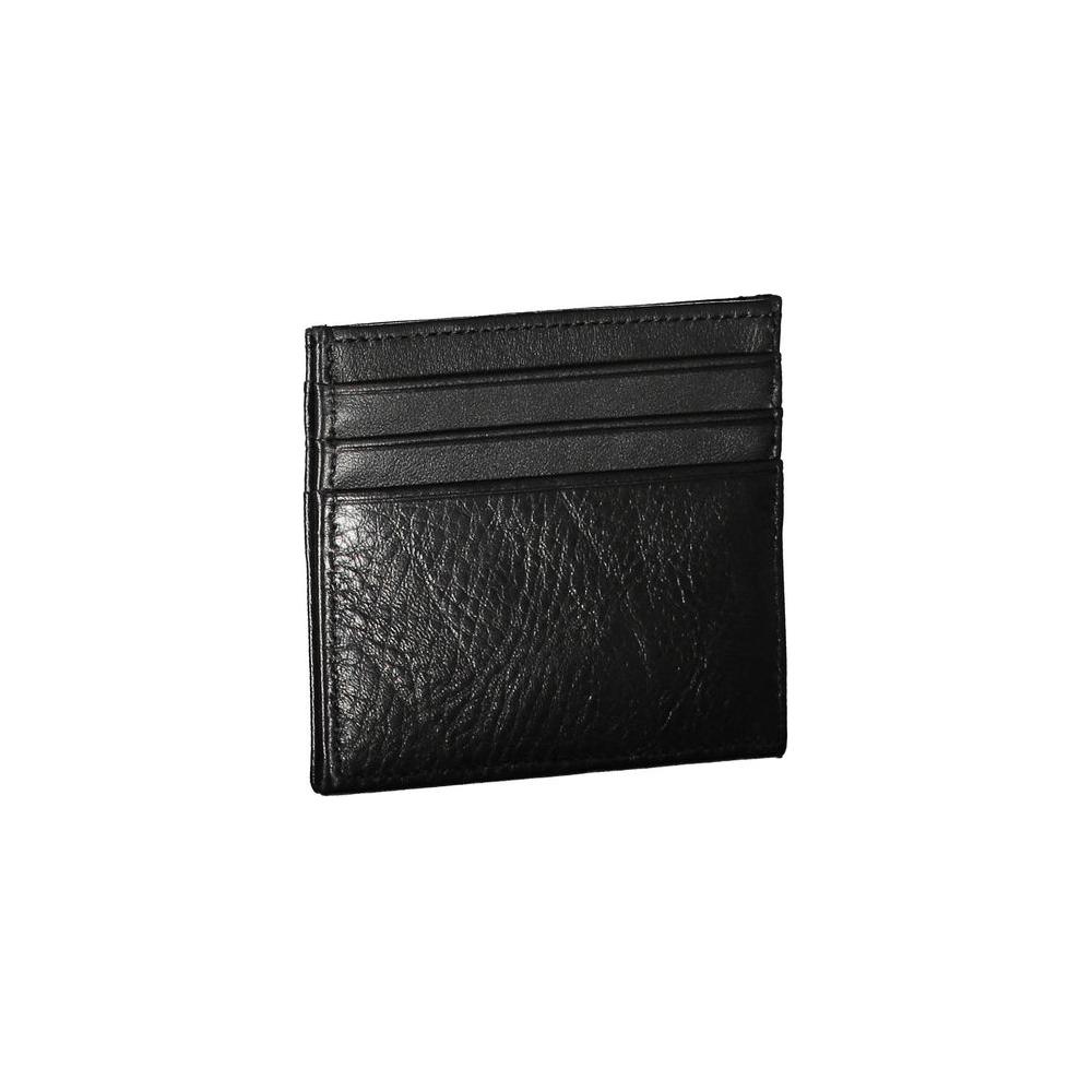 Tommy Hilfiger Black Leather Men Wallet Tommy Hilfiger Black