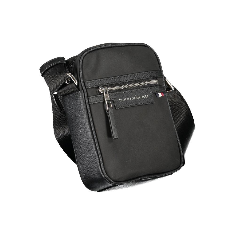 Tommy Hilfiger Black Polyester Shoulder Bag Tommy Hilfiger Dark Slate Gray