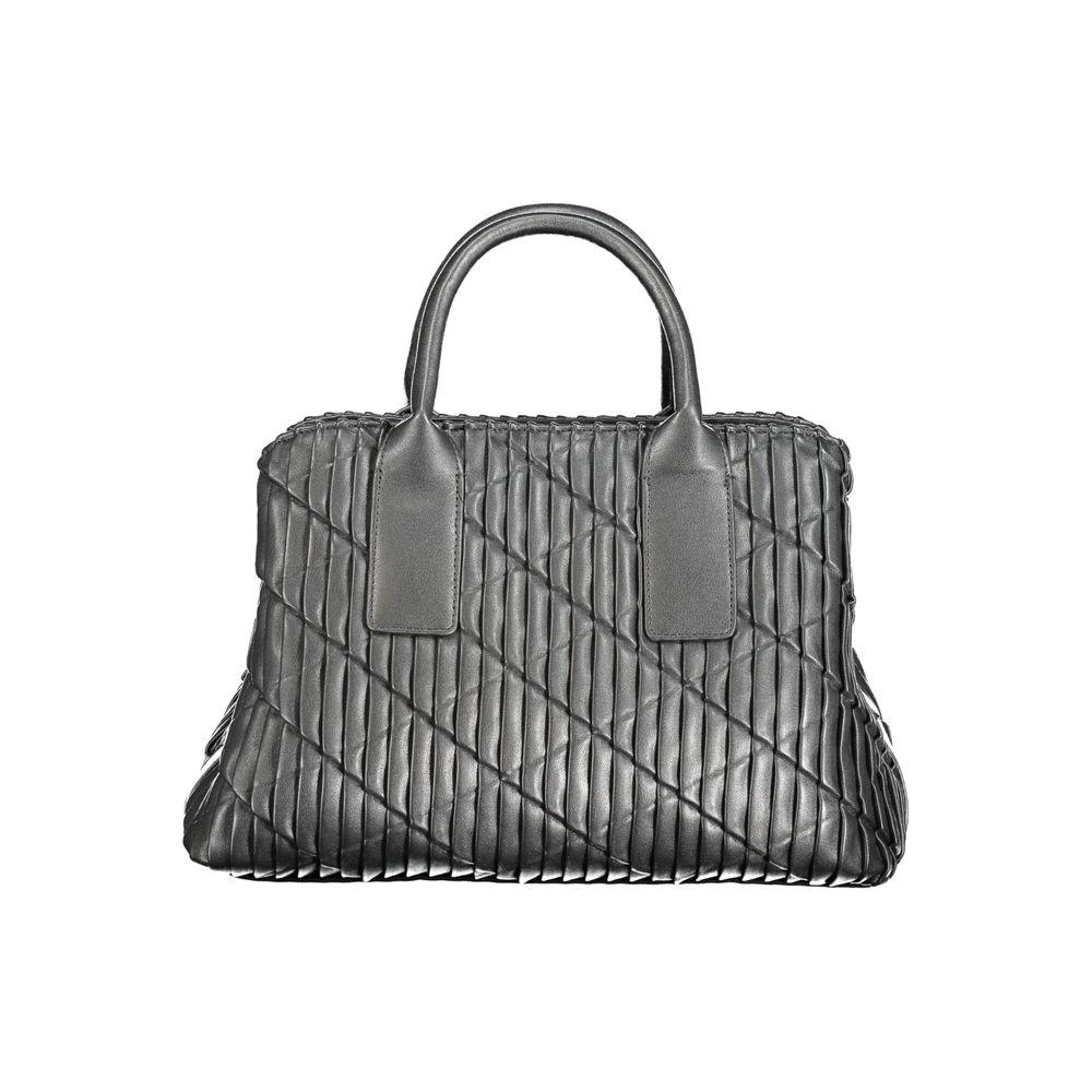 Valentino Bags Black Polyethylene Handbag Valentino Bags Dim Gray