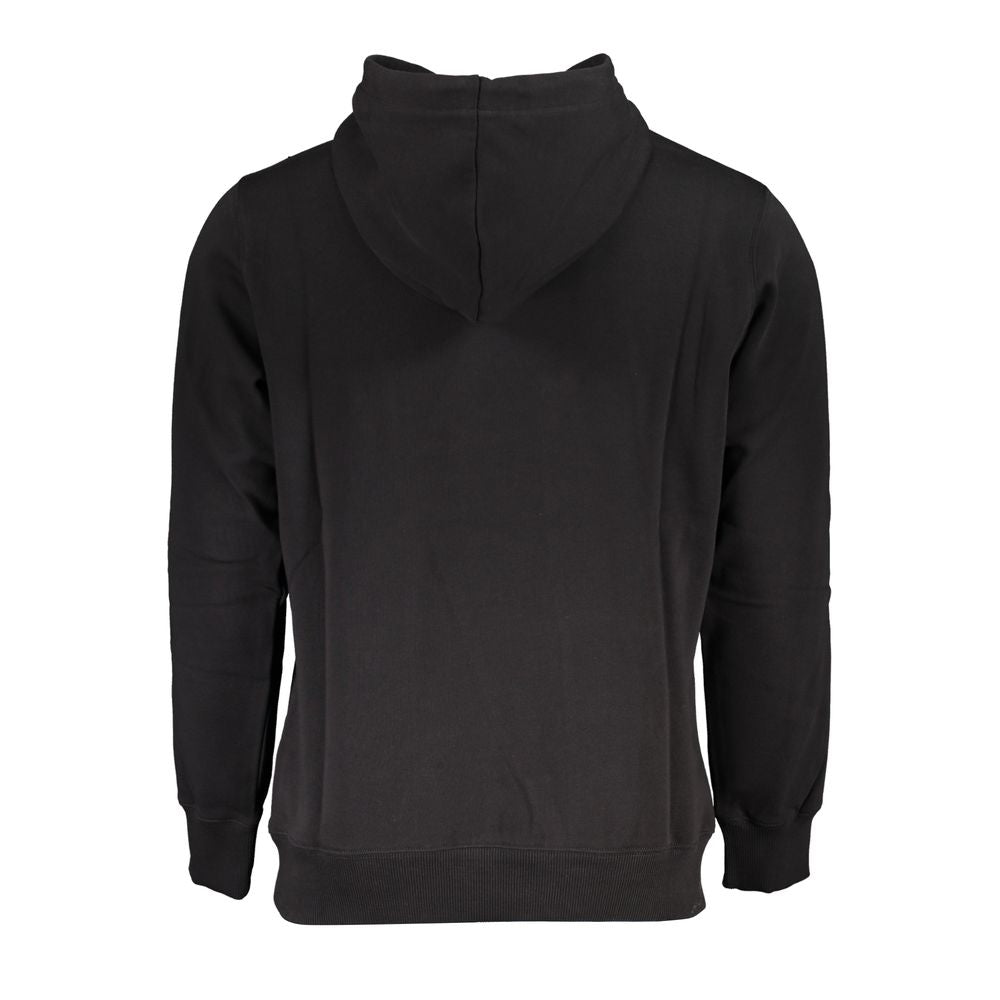 Calvin Klein Sleek Organic Cotton Hooded Sweatshirt Calvin Klein Dark Slate Gray