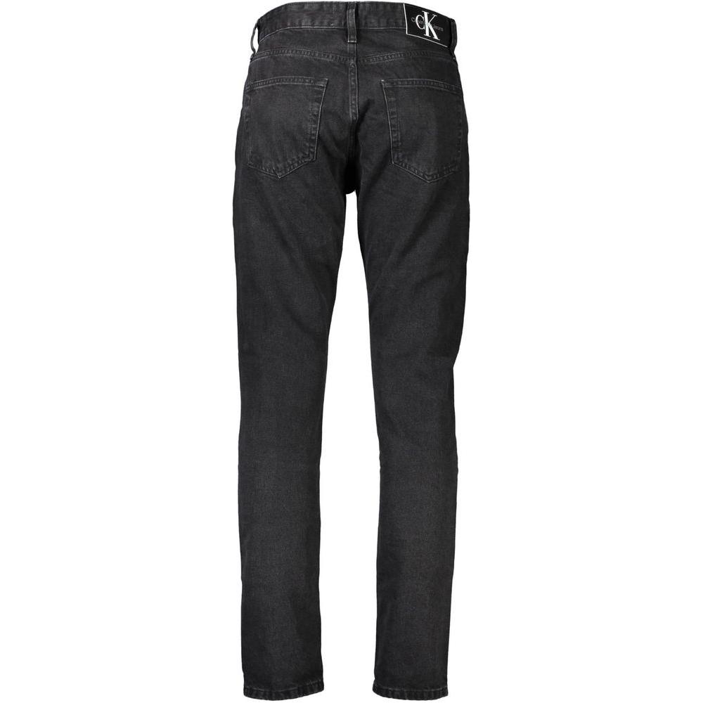 Calvin Klein Black Cotton Jeans & Pant Calvin Klein Dark Slate Gray