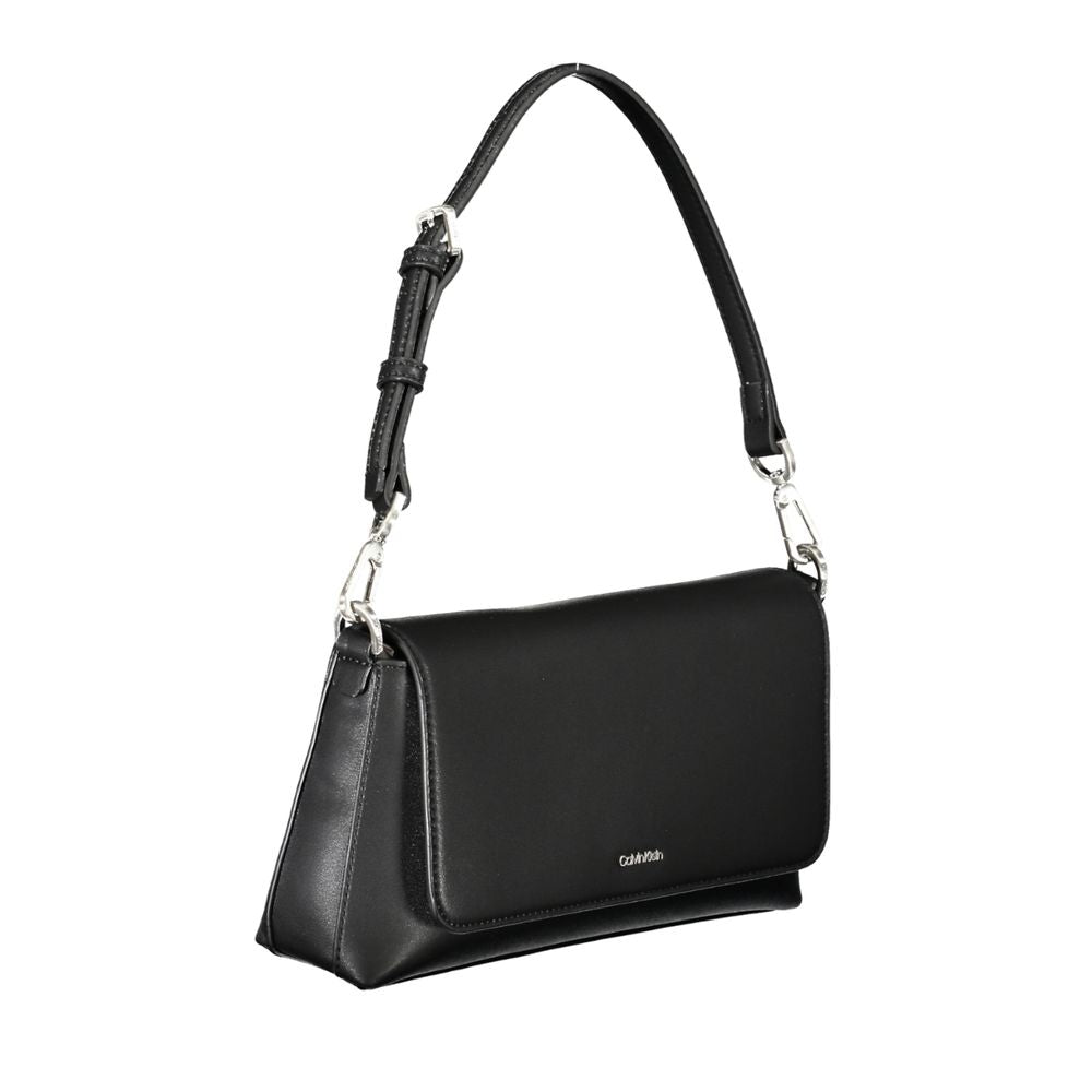 Calvin Klein Black Polyester Handbag Calvin Klein Dark Slate Gray