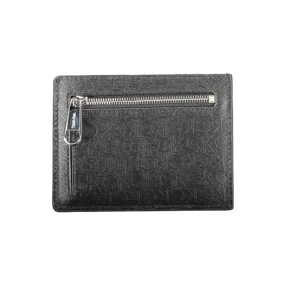 Calvin Klein Black Polyester Men Wallet Calvin Klein Dark Slate Gray