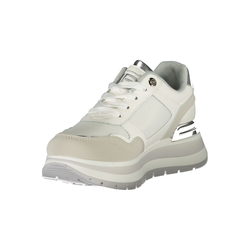 Laura Biagiotti White Polyester Women Sneaker Laura Biagiotti Gray