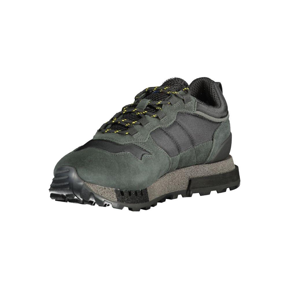 Blauer Black Polyethylene Men Sneaker Blauer Dark Slate Gray
