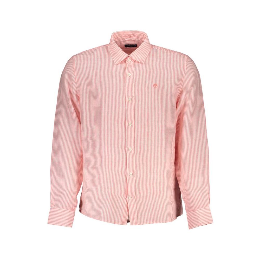 North Sails Pink Linen Shirt North Sails Light Pink