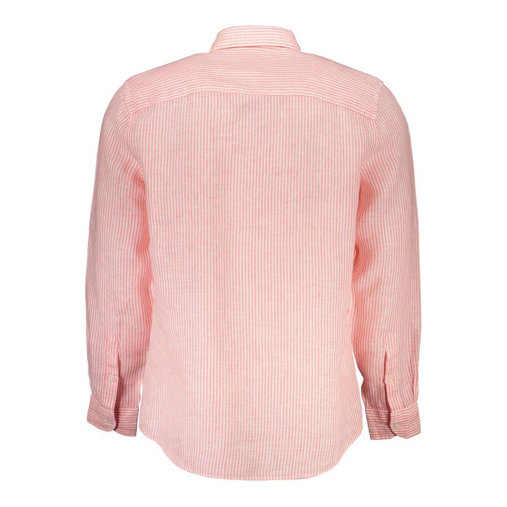 North Sails Pink Linen Shirt North Sails Pink