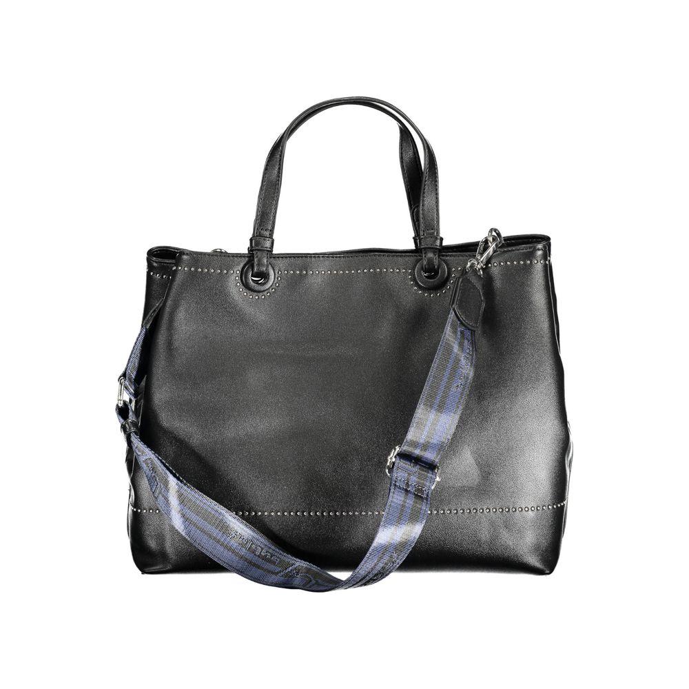 BYBLOS Black Polyethylene Women Handbag BYBLOS Dark Slate Gray