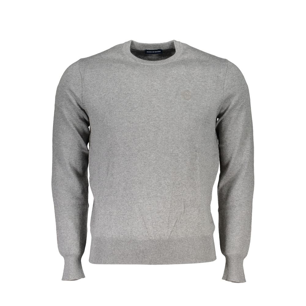 North Sails Gray Cashmere Men Sweater North Sails Dark Gray