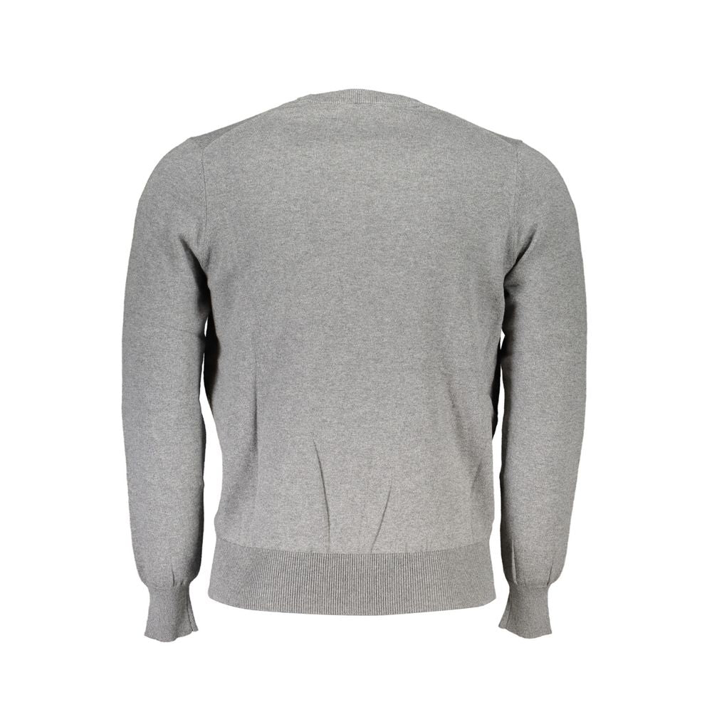 North Sails Gray Cashmere Men Sweater North Sails Dark Gray