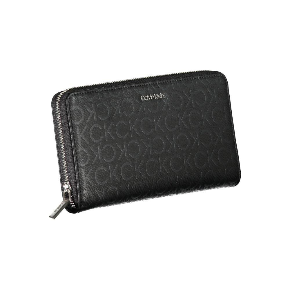 Calvin Klein Sleek Designer Three-Compartment Wallet Calvin Klein Dark Slate Gray