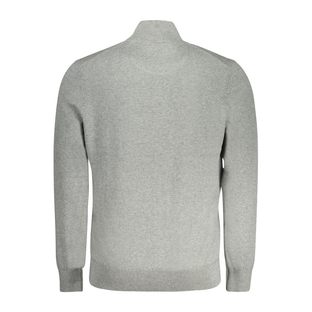 Timberland Gray Cotton Men Sweater Timberland Dark Gray