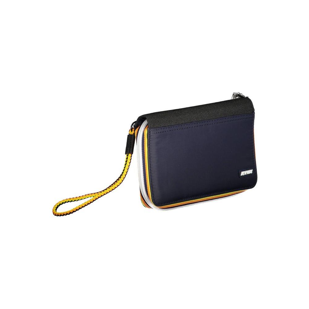 K-WAY Blue Polyamide Wallet K-WAY Dark Slate Gray
