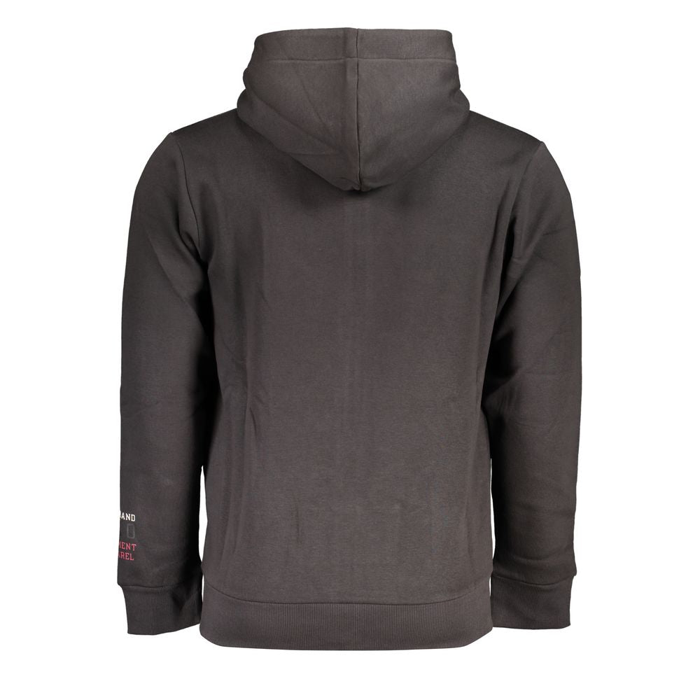 U.S. Grand Polo Gray Cotton Men Sweater U.S. Grand Polo Dark Slate Gray