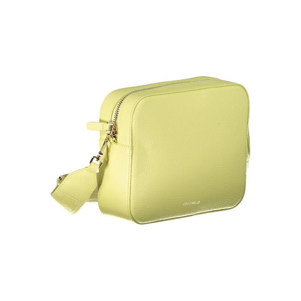 Coccinelle Yellow Leather Handbag Coccinelle Light Goldenrod
