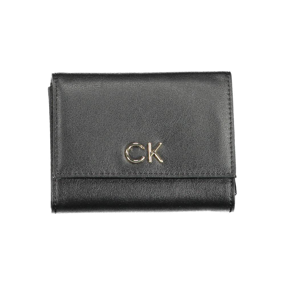 Calvin Klein Black Polyethylene Women Wallet Calvin Klein Dark Slate Gray