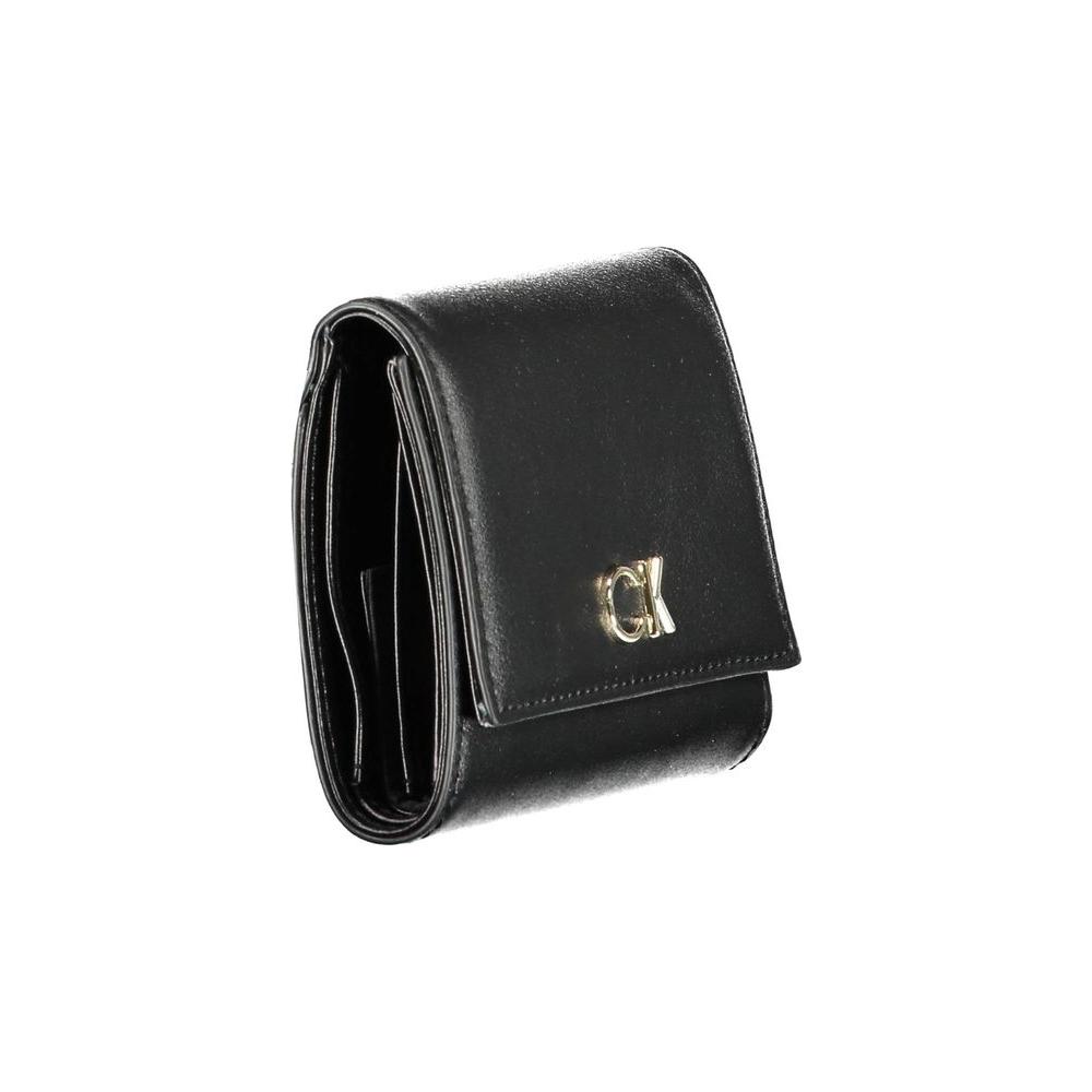Calvin Klein Black Polyethylene Women Wallet Calvin Klein Dark Slate Gray
