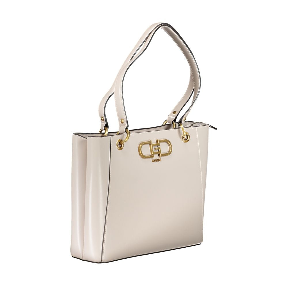 Guess Jeans Gray Polyethylene Women Handbag Guess Jeans Light Gray